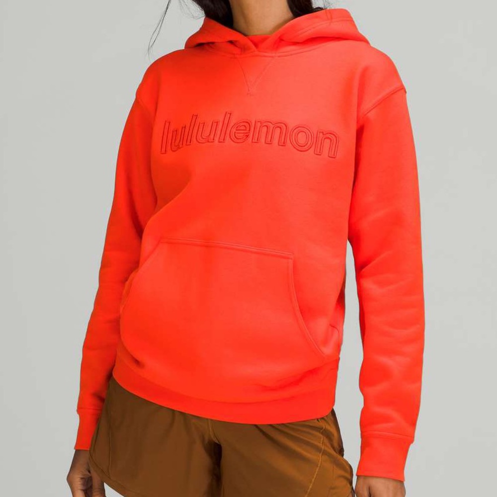 rare autumn red lulu all yours hoodie